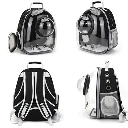 Transparent Cat Carrying Bags Space Breathable Pet Backpack Portable Puppy Dog Backpack Transport Carrier Space Capsule Bag Pets