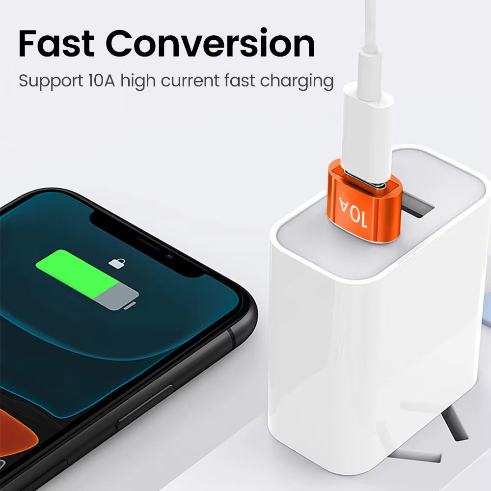 10A USB Type C to USB a Adapter USB 3.0To Type C OTG Converter Connector for Macbook Ipad Huawei Xiaomi Samsung