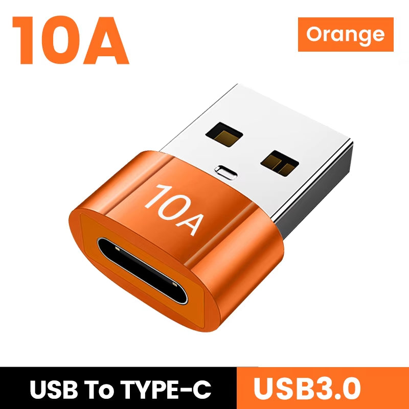 10A USB Type C to USB a Adapter USB 3.0To Type C OTG Converter Connector for Macbook Ipad Huawei Xiaomi Samsung